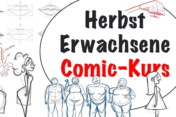 Online Comic-Kurs – Hebst 2022 für Erwachesene