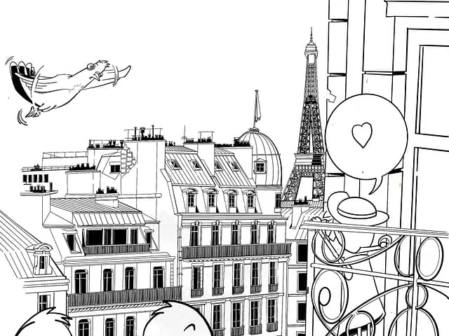 Mathilde in Paris Tinte Comicfactory 2024