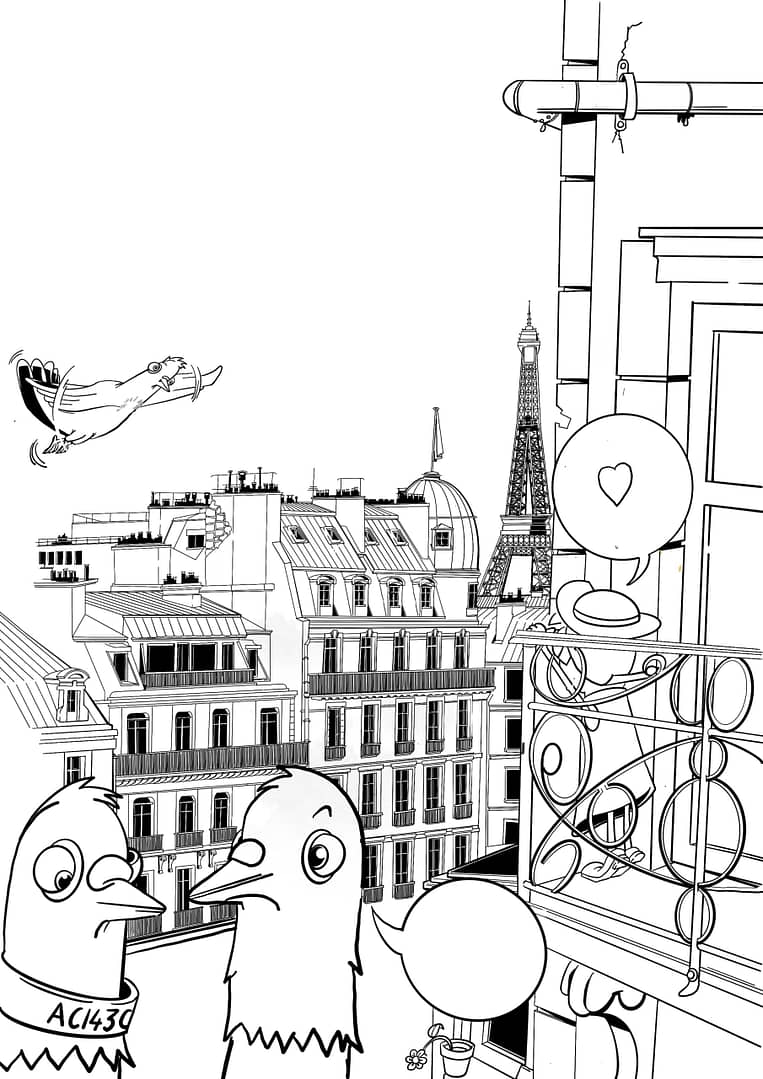 Mathilde in Paris Tinte Comicfactory 2024